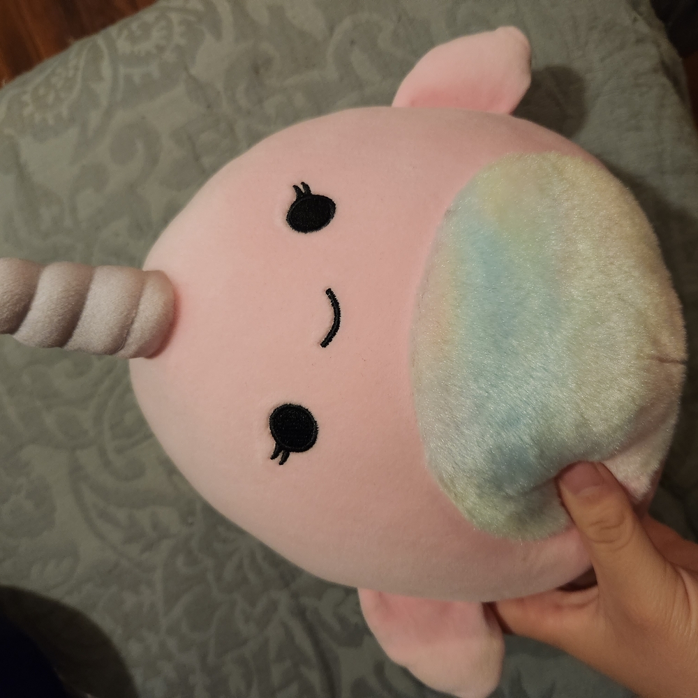 Squishmallows Pink Plush Narwhal